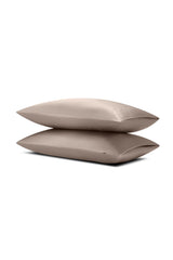 Bamboo Sateen Pillowcase Set in Truffle
