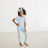 Toddler Basic Tee in Breeze