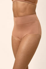Women's High-Waisted Brief in Latte