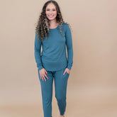 Women's Jogger Pajama Set in Atlantic