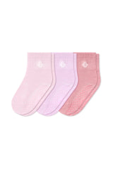 Crew Socks Combo 3-Pack in Ballet