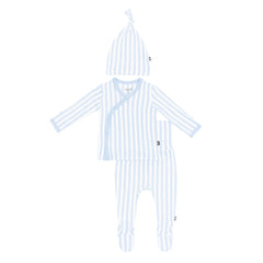 Take Me Home Set with Cap in Small Mist Stripe