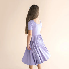 Twirl Dress in Taro