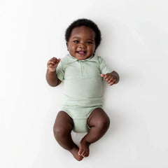 Polo Bodysuit in Basil