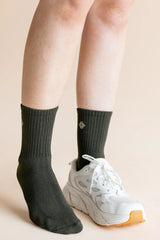 Adult Crew Socks in Fir