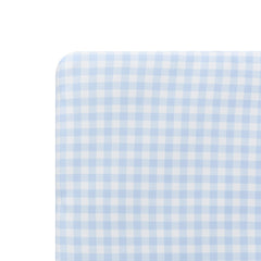 Crib Sheet in Gingham Breeze