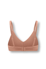Women's V-Neck Bra in Latte