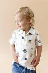 Toddler Short Sleeve Polo in Grogu™