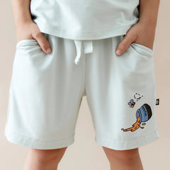 Drawstring Short in Winnie the Pooh on Dew