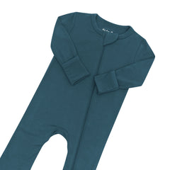 Zippered Romper in Atlantic