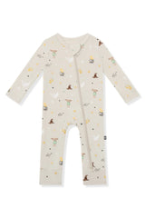 Zippered Romper in Starry Icon