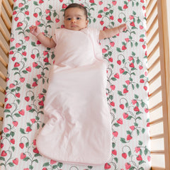 Crib Sheet in Strawberry Fields