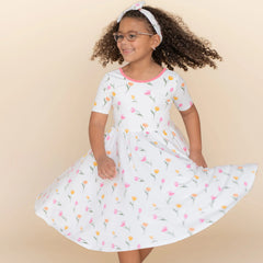 Twirl Dress in Tulip