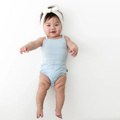 Spaghetti Strap Leotard in Breeze