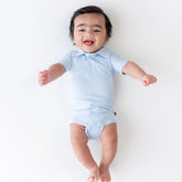 Polo Bodysuit in Breeze