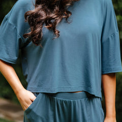 Women's Short Sleeve Tee in Atlantic