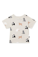 Toddler Basic Tee in Fluffy Cat