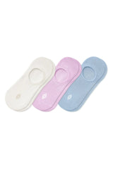 Women's No Show Socks 3-Pack in Calm