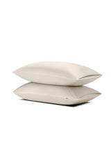 Bamboo Sateen Pillowcase Set in Sand Stone