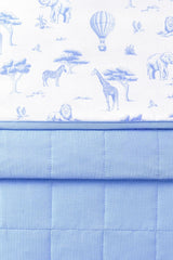 Baby Blanket in Toile Safari