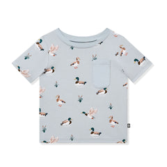 Toddler Crew Neck Tee in Mallard Duck