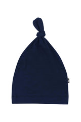 Knotted Cap in Navy