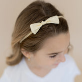 Tiny Nylon Bow in Chamomile