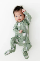 Zippered Footie in Koala
