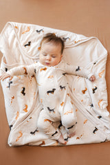 Baby Blanket in Dachshund 1.0
