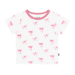 Toddler Basic Tee in Bow