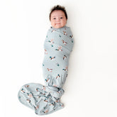 Swaddle Blanket in Mallard Duck