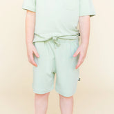 Drawstring Short in Basil