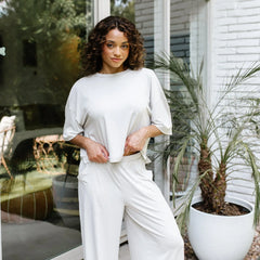 Women's Short Sleeve Tee in Oat