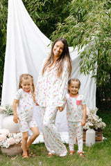 Long-Sleeved Women's Pajama Set in Tulip