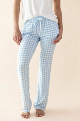 Women's Lounge Pants in Gingham Breeze