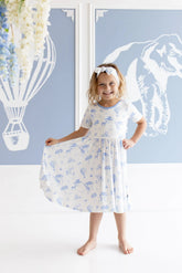 Twirl Dress in Toile Safari