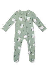 Zippered Footie in Koala