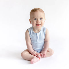 Sleeveless Bodysuit in Breeze