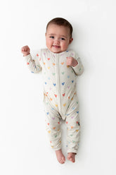 Romper in Pastel Mickey Mouse