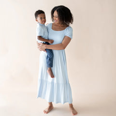 Toddler Short Sleeve Polo in Breeze