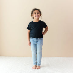 Toddler Basic Tee in Midnight