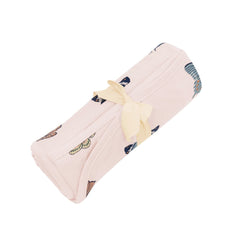 Swaddle Blanket in Blush Butterfly