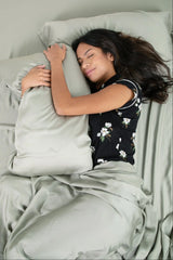 Bamboo Sateen Sheet Set in Eucalyptus
