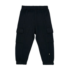 Fleece Cargo Pants in Midnight