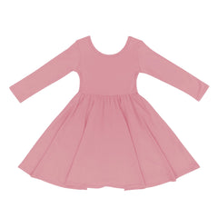 Long Sleeve Twirl Dress in Apple Blossom