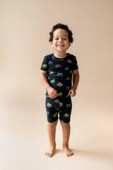 Short Sleeve Pajamas in Monster Truck