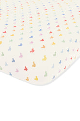 Crib Sheet in Pastel Mickey Mouse