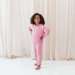 Ribbed Jogger Pant in Apple Blossom