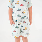 Drawstring Short in City Vehicles