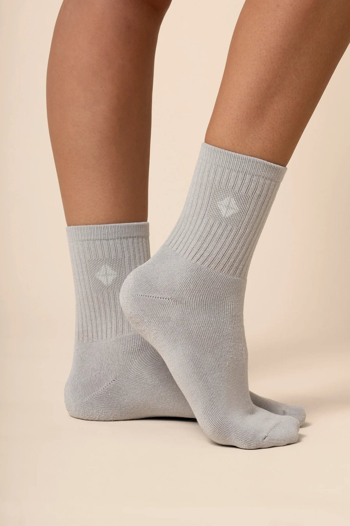 Adult Crew Socks in Storm